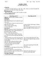 Giáo án môn TNXH lớp 1 trọn bộ