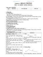 Giáo án hình học lớp 6 cả năm chuẩn 