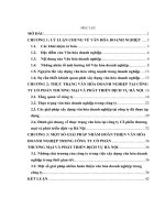 Văn hóa doanh nghiệp tại Công ty Cổ phần thương mại và phát triển dịch vụ Hà Nội