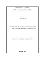 Thế giới nghệ thuật trong nghìn lẻ một đêm và ý nghĩa giáo dục của nó đối với học sinh tiểu học (LV01270)