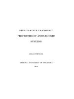 Steady state transport properties of anharmonic systems 