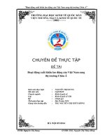 Hoạt động xuất khẩu lao động của Việt Nam sang thị trường Châu Á