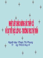 Nồng độ mol dung dịch