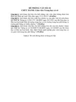 Tổng hợp đề thi viên chức giáo viên