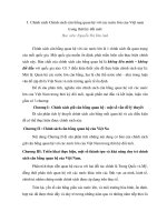 Vấn đề viện trợ trong chính sách của mỹ đối với châu phi từ sau chiến tranh lạnh đến nay 