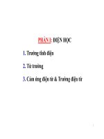 hiện tượng cảm ứng điện từ và trường điện từ