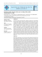 Đánh giá thực trạng năng lực cán bộ, công chức thành phố cần thơ 