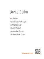 HACCP  đào tạo HACCP CHO DOANH NGHIỆP THỰC PHẨM (hazard analysis  critical control points)