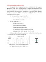 bài tạp lớn phân tíc giới hạn kết cấu _ Đại Học Thủy lợi Đề số 72