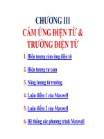 cảm ứng điện từ và trường điện từ