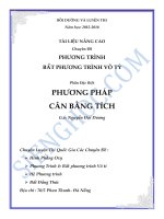 TÀI LIỆU PHƯƠNG TRÌNH bất PHƯƠNG TRÌNH vô tỷ ôn THI THPT QUỐC GIA 2016