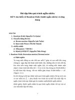 tìm hiểu về random walk (bước ngẫu nhiên) và ứng dụng