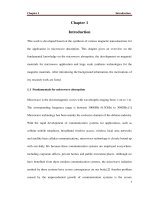 Synthesis of various magnetic nanostructures and the microwave characterizations 1 