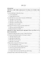 Hoàn thiện quản trị kho hàng tại công ty cổ phần Thái Hoàng