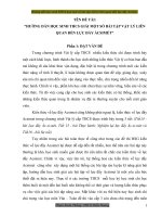 Đề tài hướng dẫn học sinh THCS giải một số bài tập vật lý liên quan đến lực đẩy ácsimét   phạm xuân thắng