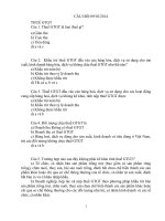 101 câu hỏi trắc nghiệm về thuế