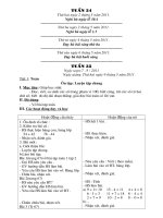 giao an lop 1 chieu tuan 34, 35