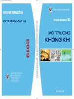 báo cáo môi trường quốc gia 2013 môi trương không khí