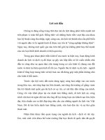 Báo cáo thực tập về khách sạn hà nội horison