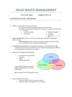 Solid waste management lecture