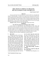 Thực trạng và những vấn đề đặt ra đối với lao động ở việt nam hiện nay 