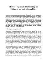 ĐBSCL   tạo chuỗi liên kết nâng cao hiệu quả sản xuất nông nghiệp 