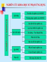 B5  báo cáo đề tài nghiên cứu khoa học sư phạm ứng dụng 