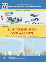 Giáo trình lập trình WEB với ASP NET