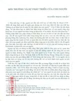 Môi trường và sự phát triển của con người