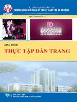 Giáo trình thực tập dàn trang