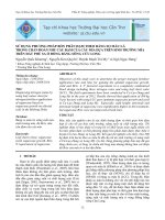 Sử dụng phương pháp bón phân đạm theo bảng so màu lá trong chẩn đoán nhu cầu đạm của cây mía dựa trên sinh trưởng mía trên đất phù sa ở đồng bằng sông cửu long 