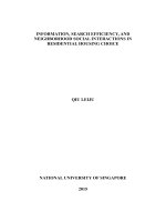 A THESIS SUBMITTED FOR THE DOCTOR OF PHILOSOPHY