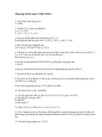 Tổng hợp 50 bài toán Casio THCS