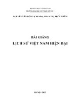Bài giảng lịch sử việt nam hiện đại
