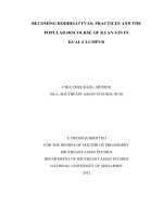 Becoming bodhisattvas practices and the popular discourse of kuan yin in kuala lumpur 