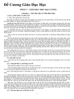 Giáo trình Giáo Dục Học