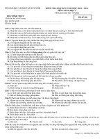 Sinh học  9   486 (HK II 2010   2011)