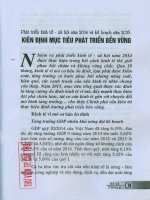 Phát triển kinh tế xã hội năm 2014 và kế hoạch 2015   kiên định mục tiêu phát triển bền vững