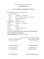 Nghiên cứu hoàn thiện quá trình sản xuất dầu nhiệt phân từ biomass bằng phương pháp nhiệt phân