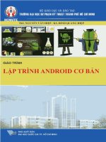 lập trình android cơ bản