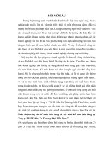 Hoàn thiện công tác kế toán bán hang và xác định kết quả bán hàng tại công ty TNHH đầu tư thương mại tiến nam