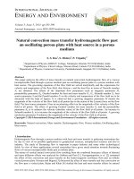 Natural convection mass transfer hydromagnetic flow past an oscillating porous plate with heat source in a porous medium 