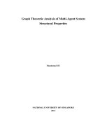 Graph theoretic analysis of multi agent system structural properties 