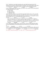 BAI TAP XAC SUAT SINH HOC HAY VA KHO