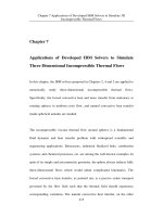 Development of immersed boundary methods for isothermal and thermal flows 7 