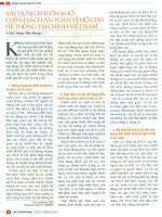 Xây dựng khuôn khổ chính sách an toàn vĩ mô cho hệ thống tài chính việt nam 