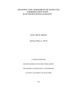 TRAINING AND ASSESSMENT OF HAND EYE COORDINATION WITH ELECTROENCEPHALOGRAPHY 