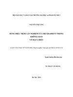 Dáng điệu tiệm cận nghiệm của hệ gradient trong không gian vô hạn chiều