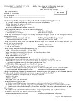 Sinh học  9   642 (HK II 2010   2011)