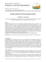 Exergy analysis of CO2 heat pump systems 